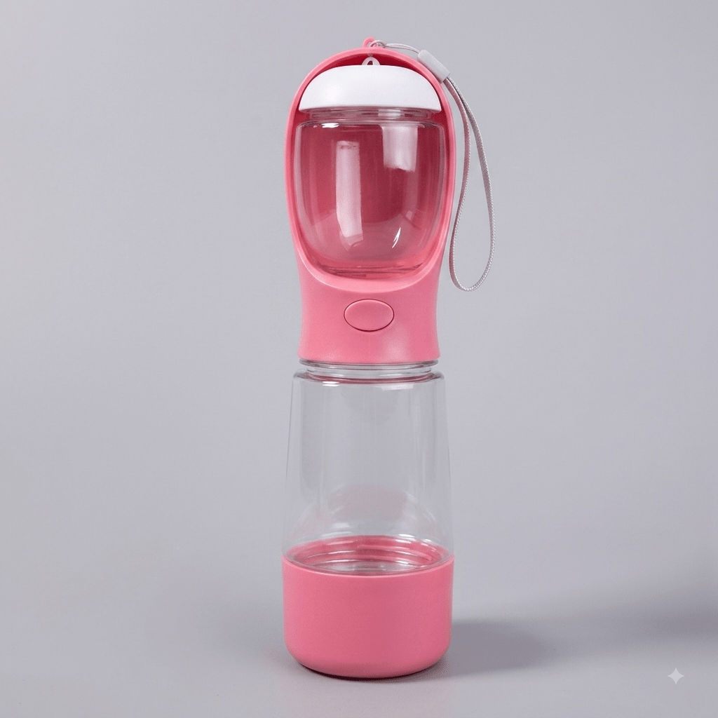 Bouteille d'eau portable pour chien 3 en 1 - TraKoo