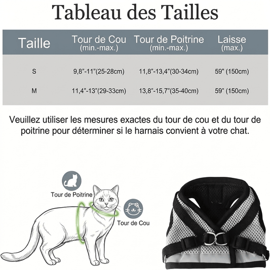 Collier pour animaux de compagnie, harnais, - TraKoo