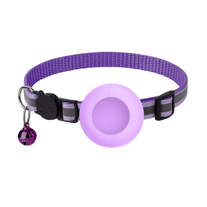 Collier Réfléchissant avec Support AirTag – Chat & Chien | Trakoo - TraKoo
