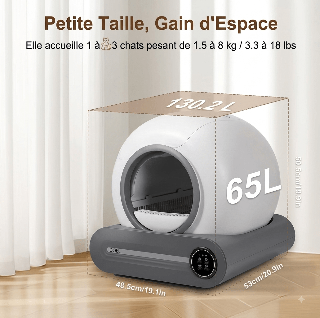 Litières automatiques pour chat - TraKoo